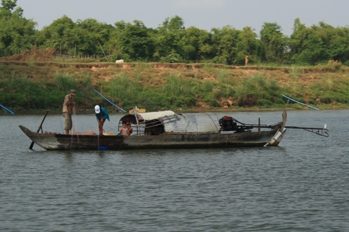 Камбоджийские рыбаки